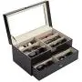 CO-Z Sunglasses Organizer for Women Men, Multiple Eyeglasses Eyewear Display Case, Leather Multi Sunglasses Jewelry Collection Holder with Drawer, Sunglass Glasses Storage Boxes with 12 Compartments CO-Z Sunglasses Organizer for Women Men, Multiple Eyeglasses Eyewear Display Case, Leather Multi Sunglasses Jewelry Collection Holder with Drawer, Sunglass Glasses Storage Boxes with 12 Compartments