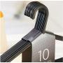 10pcs Adult Coat Hangers Strong Plastic Clothes Hangers for Tops/Dresses/Trousers Non-Slip Hanger Hook