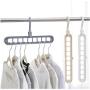 10Pcs 9 Holes Support Clothes Hanger Home Clothing Drying Rack Storage Holder for Clothes Layer Storage Racks Wardrobe Random Color 10Pcs 9 Holes Support Clothes Hanger Home Clothing Drying Rack Storage Holder for Clothes Layer Storage Racks Wardrobe Random Color