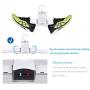 AiTURE Portable Mini Dryer Clothes Hanger Machine Triple Protection Hot and Cold Wind Quick Drying PTC Heating 1h/2h/3h Hanger Portable Shoe Dryer
