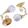 LVYING 2 PCS Clear Crystal Curtain Holdbacks Wall Mounted Tassel Curtain Tieback Hook Drapery Tiebacks Clothes Coat Hat Towel Hanger Holder