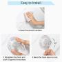 Suction Cup Hooks for Bathroom Razor Holder for Shower Bathroom Window Glass Loofah (3 Pack)