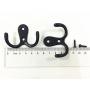 20 Pieces Double Prong Robe Hook Rustic Hooks Retro Cloth Hanger Coat Hanger Wall Mounted Hook with 44 Pieces Screws (Black color) 20 Pieces Double Prong Robe Hook Rustic Hooks Retro Cloth Hanger Coat Hanger Wall Mounted Hook with 44 Pieces Screws (Black color)