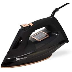 Electrolux SteadySteam Professional Steam Iron for Clothes - Even Heat Nonstick Ceramic Sole Plate, 1650 Watt Continuous Steam, 4 Temperature Settings with LCD Screen,