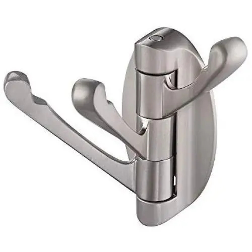 Meykoers Swivel Hook Solid Metal Heavy Duty Folding Swing Arm Triple Coat Hook with Multi Three Foldable Arms Towel/Clothes Hanger for Bathroom Kitchen Garage Wall Mount, Brushed Nickel, 1-Pack Meykoers Swivel Hook Solid Metal Heavy Duty Folding Swing Arm Triple Coat Hook with Multi Three Foldable Arms Towel/Clothes Hanger for Bathroom Kitchen Garage Wall Mount, Brushed Nickel, 1-Pack