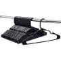 JS HANGER Plastic Suit Hangers 16.5 inch Width with Non Slip Grooves 50 Pack Black Clothes Hangers JS HANGER Plastic Suit Hangers 16.5 inch Width with Non Slip Grooves 50 Pack Black Clothes Hangers