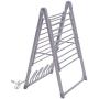 Tangkula Towel Warmer Foldable Free Standing Multifunction Clothes Towels Shoes Drying Rack for Home Bathroom Space Saving Towel Heater Hanger (26" L x 24" W x 39" H)