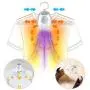 FERRYONE Clothes Dryer Shoe Dryer Hanger Dryer 1 Unit 2 Roles Function Quick Drying Hot Air/Natural Wind Switching Silent Rainy Season Measures Home Travel Business Trip with English Instructions