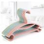 New Kids Clothes Hangers 10Pcs Random Color Outdoor Clothes Drying Rack Children Non-Slip Plastic Baby Trousers Rack Garment Coat Hangers