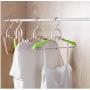 10pcs Random Color Hangers for Travel Foldable and Scalable Hangers for Clothes Holder for Coat
