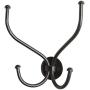 RTZEN Decorative Wall Mount Hanger | Double Wrought Iron Hook for Hat, Coat, Clothes, Towel, Robe | Black Metal Jacket Hanging Hooks Rack | Handmade Décor RTZEN Decorative Wall Mount Hanger | Double Wrought Iron Hook for Hat, Coat, Clothes, Towel, Robe | Black Metal Jacket Hanging Hooks Rack | Handmade Décor