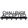 Challenge Accepted Marathon Runner Sports Medal Display Rack Hanger Holder Organizer for Wall