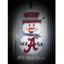 University of Alabama Snowman door hanger Winter wreath roll tide wreath