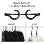 10pcs Random Color Multi-Function Magic Hanger Home Bedroom Folding Clothes Hanger Fast Drying Storage Rack Cabinet Closet Space Saver Hanger 10pcs Random Color Multi-Function Magic Hanger Home Bedroom Folding Clothes Hanger Fast Drying Storage Rack Cabinet Closet Space Saver Hanger