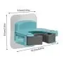 Aiamo Broom Mop Holder, Wall-Mounted Multi-Function Tools Hanger with, Handles Up Diameter to 1.25-Inches (2 PCS Blue)