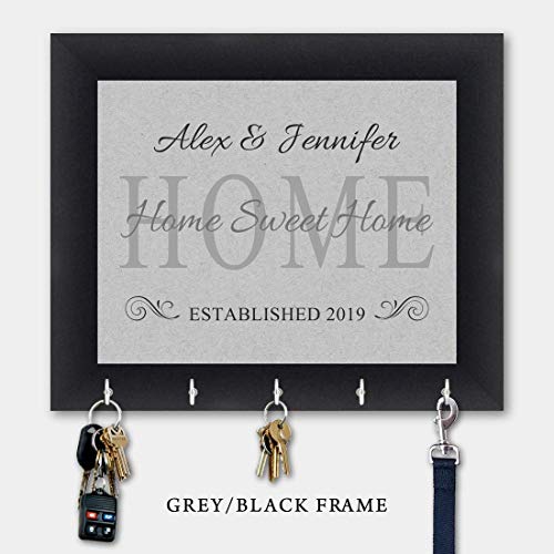 Personalized Key Holder, Key Hanger, Wall Key Rack, Wall Key Holder, Key Holders, Rustic Wood Key Holder 10" x 12"