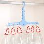 vmree Clothes Hanger Clothes 9 Hole Towel Hook Closet Organizer Plastic Storage Rack