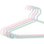 SAASNY Standard Plastic Hangers ? Pack of 10 ? Durable and Slim with Sleek Design ? Blue ? Non Slip & Space Saving Clothes Hangers for Drying and Storage
