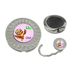 Sonva Purse Hanger Folding Handbag Hook - Cute Owl Table Hook Folding Bag Desk Hanger Foldable Holder