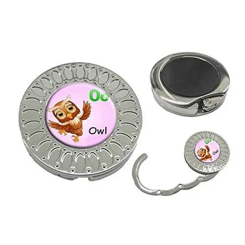 Sonva Purse Hanger Folding Handbag Hook - Cute Owl Table Hook Folding Bag Desk Hanger Foldable Holder