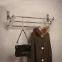 Cxjff Wall Coat Rack Clothes Hat Hanger Holder Rods Hooks Solid Wood Fashion, 4 Colors, 3 (Color : White, Size : 120x30x23CM) Cxjff Wall Coat Rack Clothes Hat Hanger Holder Rods Hooks Solid Wood Fashion, 4 Colors, 3 (Color : White, Size : 120x30x23CM)