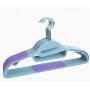 10pcs Random Color Adult Plastic Hangers Clothes, Garment Coat Hanger for Ladies Clothes Dress