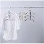 10pcs Random Color Creative Anti-Slip Multiple Layer Clothes Hangers Trousers Pants Hanger Closet Rack 3 Layers