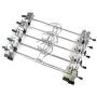 ajzdnzvr 1pc Wide Metal Clothes Hangers Adjustable For Trouser Skirt with Clips