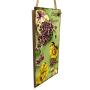 Ecurson Hanging Wood Plaques for Crafts Wooden Easter Hanging Board Festival Wall Door Decor Sign Hanger Printed Chicks Rabbit Eggs Flower for Home Shop Decoration