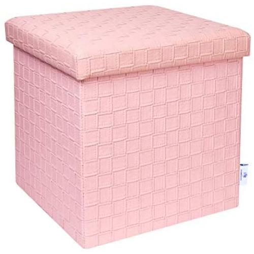 B FSOBEIIALEO Storage Ottoman, Faux Leather Footrest Stool, Storage Boxes Cube Toy Chest, 15 B FSOBEIIALEO Storage Ottoman, Faux Leather Footrest Stool, Storage Boxes Cube Toy Chest, 15