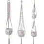 WAOving Macrame Plant Hanger Cotton Rope Indoor Outdoor Hanging Basket Flower Pots Net