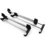 Pull Out Hanger Rail Retractable Clothes Rack Closet Rod for Wardrobe 255/305/355/405mm (Size : 305mm)