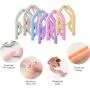 MIAOKE 24 Pcs Travel Hangers, Portable Folding Clothes Hangers for Coat, Pants, Skirt, Jackets and Dress, Foldable Clothes Drying Rack for Kids and Adults
