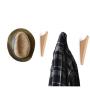 Pack of 4, Contracted Style, Coat Hooks Wall Mounted Handmade Natural Beech Wood Hook Vintage Wooden Hat Rack Entryway Bathroom Organizer Hanger Craft Single Towel Hangers Home and Kitchen Use Key