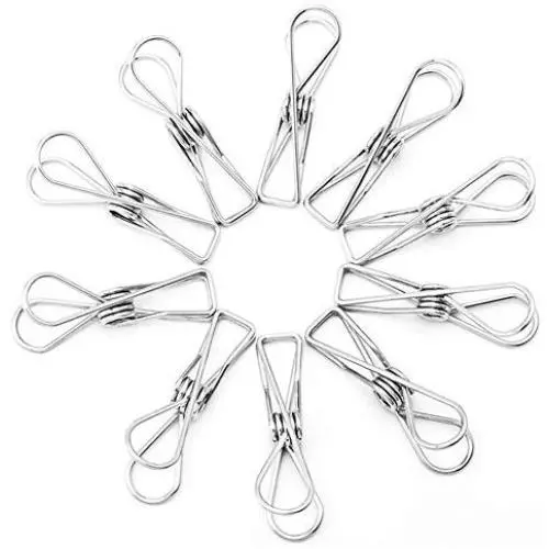 Pin Cloth - 20pcs Stainless Steel Cloth Pins Utility Laundry Clothes Pegs Hanger Clips Office Silver - Wooden Cute Hooks Pegs Clothes Wood Stainless Bamboo Large Kids Clips Plastic Hanging Pin Cloth - 20pcs Stainless Steel Cloth Pins Utility Laundry Clothes Pegs Hanger Clips Office Silver - Wooden Cute Hooks Pegs Clothes Wood Stainless Bamboo Large Kids Clips Plastic Hanging