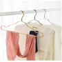 10pcs Random Color 42cm Clothes Hanger Durable Antideformation Non-Slip Aluminium Alloy Closet, Adult Skirt Dress Towel Storage Hangers