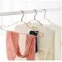 10pcs Random Color 42cm Clothes Hanger Durable Antideformation Non-Slip Aluminium Alloy Closet, Adult Skirt Dress Towel Storage Hangers