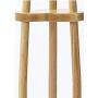 Cxjff Floor Standing Coat Rack Clothes Hat Stand Hanger 6 Hooks Solid Wood Creative, Log Colors, 40x40x185CM (Color : Log Color)