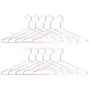 Vosarea 10PCS Iron Hangers Non-Slip Strong Laundry Clothes Hangers for Hotel Shop Home
