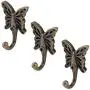 uxcell Metal Home Butterfly Design Vintage Style Clothes Hanger Hook 3 Pcs Bronze Tone uxcell Metal Home Butterfly Design Vintage Style Clothes Hanger Hook 3 Pcs Bronze Tone