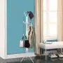 INTEY Standing Coat Rack 11 Hooks Hanger Holder Hooks for Dress Jacket Hat and Umbrella Tree Stand Base Metal, White