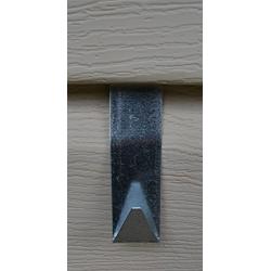 Handcrafted Siding Hook 5 Pk. These Handmade Galvanized Siding House Hook Decor Hangers Are Designed to Be Placed on a Home That Has Siding Without Damaging It. This Hook Will Hold About 15 Pounds. It Can Be Used to Display Your Barn Star or Other Decorat