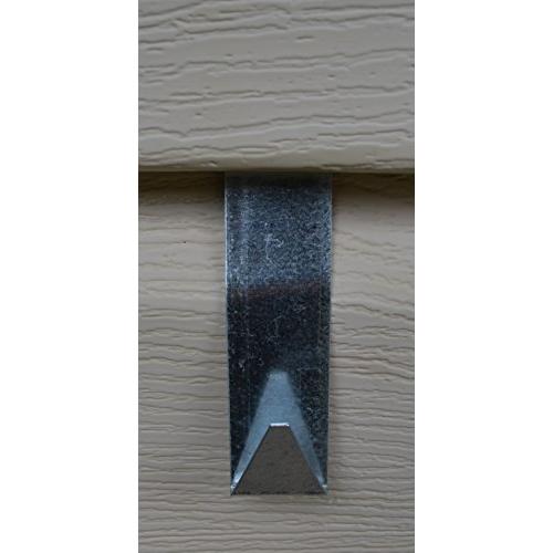 Handcrafted Siding Hook 5 Pk. These Handmade Galvanized Siding House Hook Decor Hangers Are Designed to Be Placed on a Home That Has Siding Without Damaging It. This Hook Will Hold About 15 Pounds. It Can Be Used to Display Your Barn Star or Other Decorat