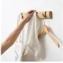 Oureong Wall Hook Wall-Mounted Coat Hook Hook Rail/Coat Rack with 4-6 Hooks for Hallway Living Room Bedroom Bathroom 3 Colors 3 Sizes Wall Mounted Clothes Scarf Hat Storage Hanger