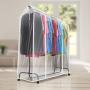 Sorbus Garment Rack Cover - 6 Ft Transparent Clothes Rail Cover, Garment Coat Hanger Protector Clothing Storage for Dresses, Suits, Coats, and More Sorbus Garment Rack Cover - 6 Ft Transparent Clothes Rail Cover, Garment Coat Hanger Protector Clothing Storage for Dresses, Suits, Coats, and More