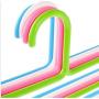 5pcs Radom Color Multi-Functional Five-Layer Anti-Slip Hanger Simply Durable Candy Color Storage Hanger Clothes Storage Tool 5pcs Radom Color Multi-Functional Five-Layer Anti-Slip Hanger Simply Durable Candy Color Storage Hanger Clothes Storage Tool