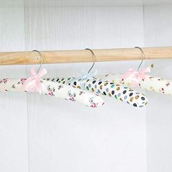 New 1set / 5pcs Clothes Hanger Colorful Blossom Sponge Padded Clothes Hanger Rack for Clothes Clothes Rack Wardrobe