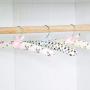 New 1set / 5pcs Clothes Hanger Colorful Blossom Sponge Padded Clothes Hanger Rack for Clothes Clothes Rack Wardrobe