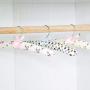 New 1set / 5pcs Clothes Hanger Colorful Blossom Sponge Padded Clothes Hanger Rack for Clothes Clothes Rack Wardrobe