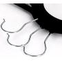 ZOYER Velvet Clothes Hangers with Clips (12 Pack) Velvet Skirt Hangers - Non-Slip Pant Hangers (Black)